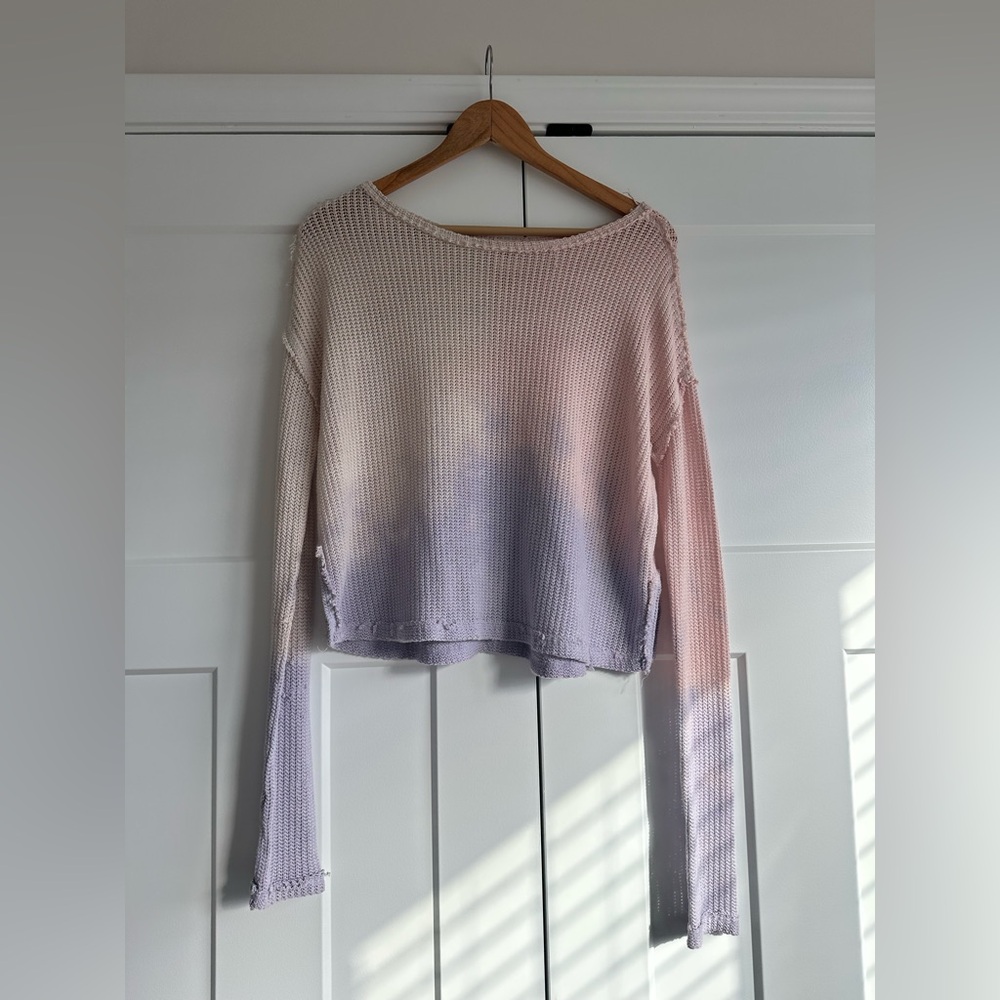 We The Free Light Pink Knit Top